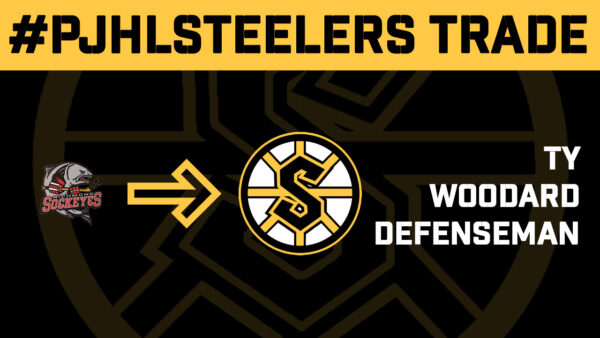 The Steelers acquire D-man Woodard from the Sockeyes